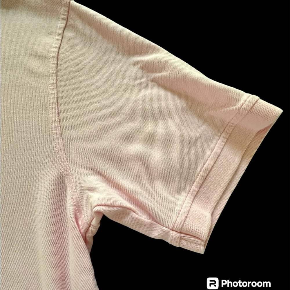 Izod Classic Pink Polo Shirt-Men’s Unisex design- Large Light Pink Short Sleeve - Picture 3 of 5